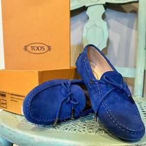 Tod’s suede loafers